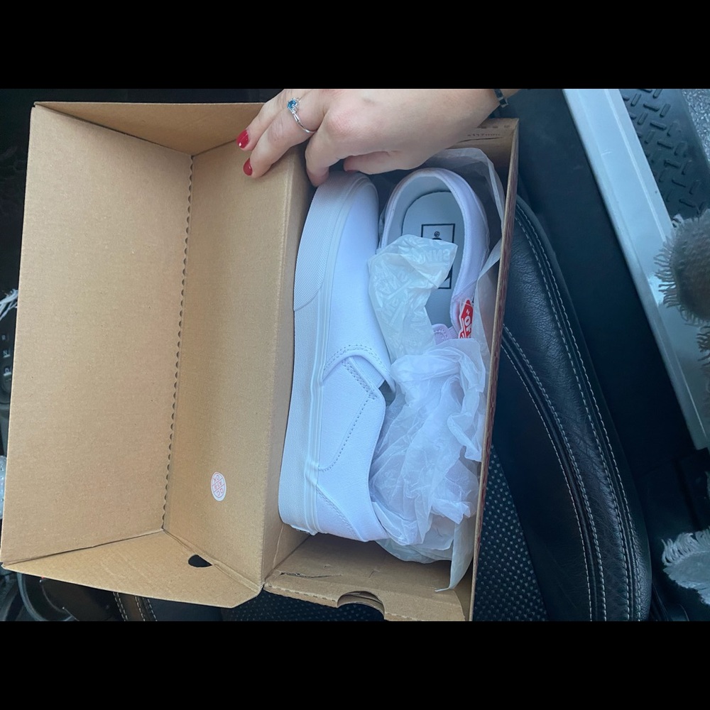 Brand New White Vans